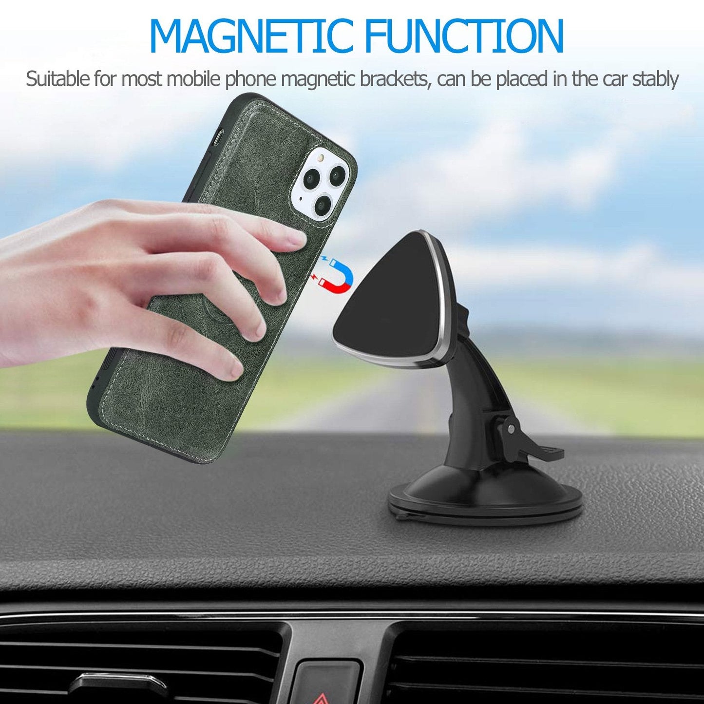 Multifunktionales magnetisches Split-Wallet Handyhülle für die iPhone 13 Serie