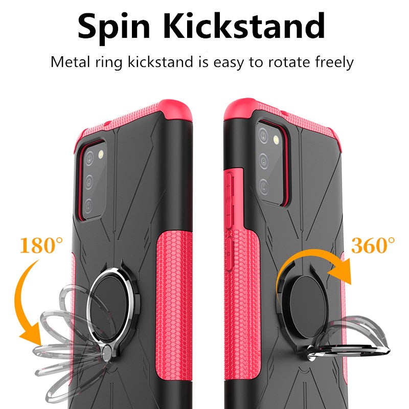 Robot 3 in 1 Heavy Duty Defender Case For Samsung A02S