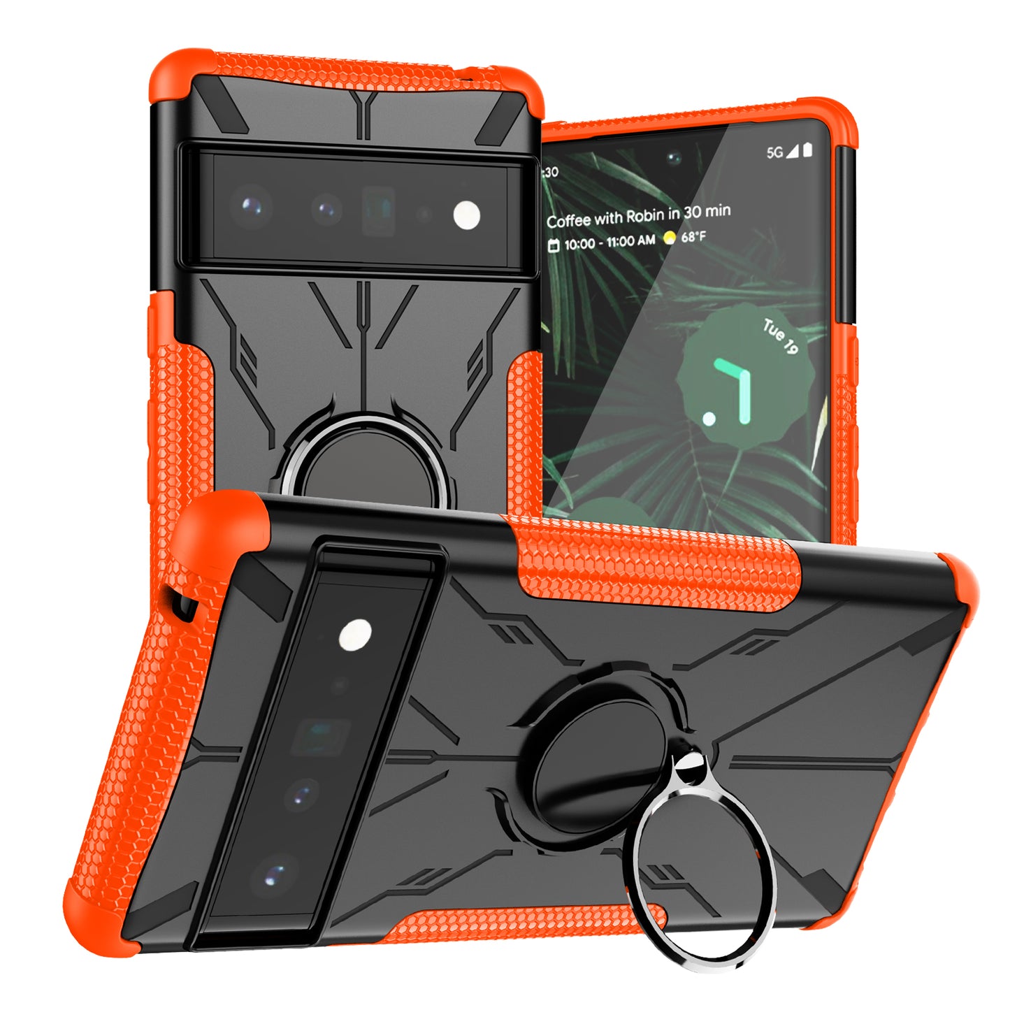 Robot 3 in 1 Heavy Duty Defender Case For Google Pixel 6 Pro