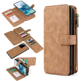 Multifunctional Magnetic Card Wallet Phone Case For Samsung S/Note Series