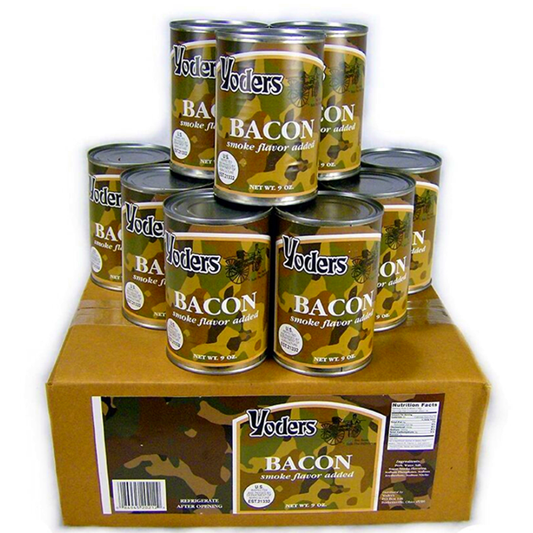 🥓YODERS BACON FULL CASE OF 12 CANS