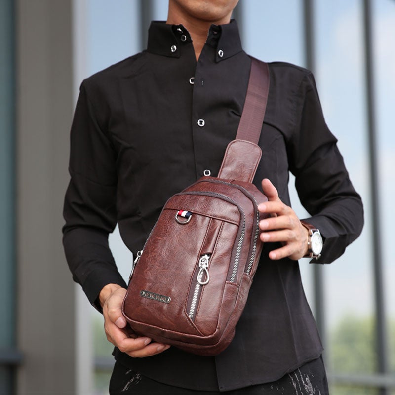 Lightweight and Large Capacity Men's Chest Bag