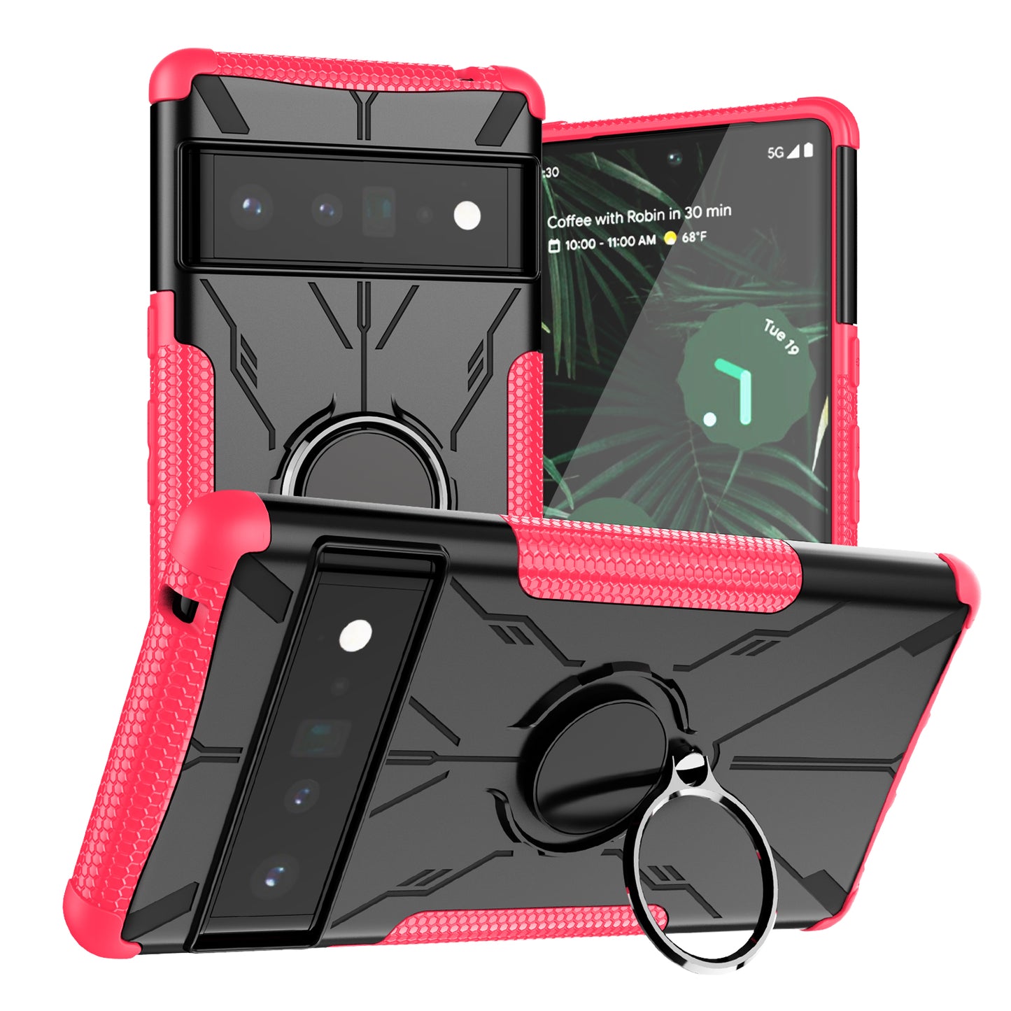 Robot 3 in 1 Heavy Duty Defender Case For Google Pixel 6 Pro