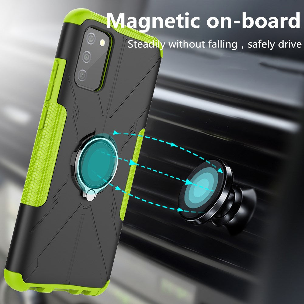Robot 3 in 1 Heavy Duty Defender Case For Samsung A02S