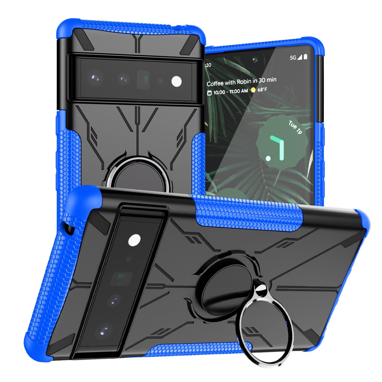 Robot 3 in 1 Heavy Duty Defender Case For Google Pixel 6 Pro