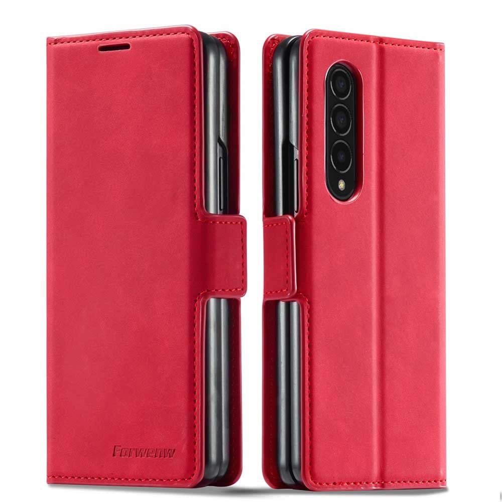 Luxury Leather Flip Wallet Case Cover For Samsung Galaxy Z Fold3 5G