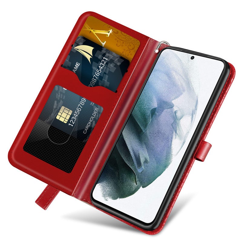 Neue 3D geprägte Baum des Lebens Brieftaschen-Handyhülle für Samsung S Serie