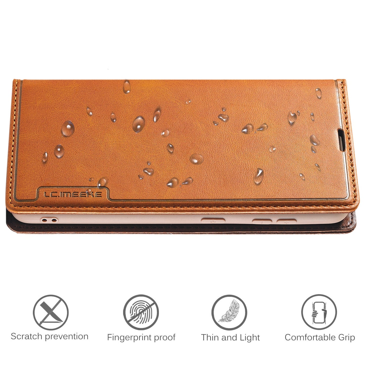 Étui portefeuille magnétique de haute qualité pour Samsung S21 5G