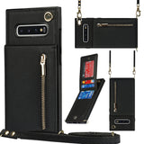 New Crossbody Zipper Wallet Phone Case For Samsung S10 Plus