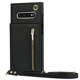 New Crossbody Zipper Wallet Phone Case For Samsung S10 Plus