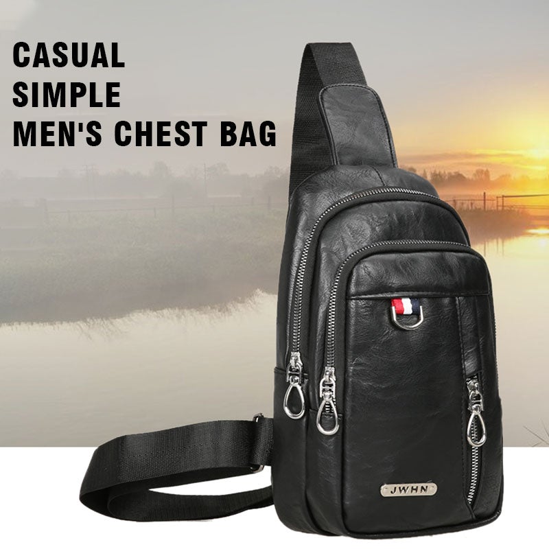 Lightweight and Large Capacity Men's Chest Bag