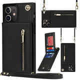 New Crossbody Zipper Wallet Phone Case For iPhone 13 Series