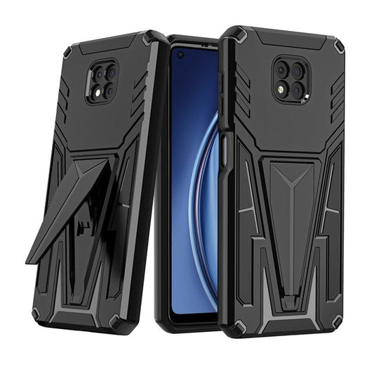 Nouvelle Coque Aimantée Magnétique Antichoc avec Support pour Moto G Power 2021
