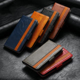 Magnetic Leather Phone Case For Samsung