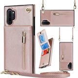 New Crossbody Zipper Wallet Phone Case For Samsung Note10 Plus