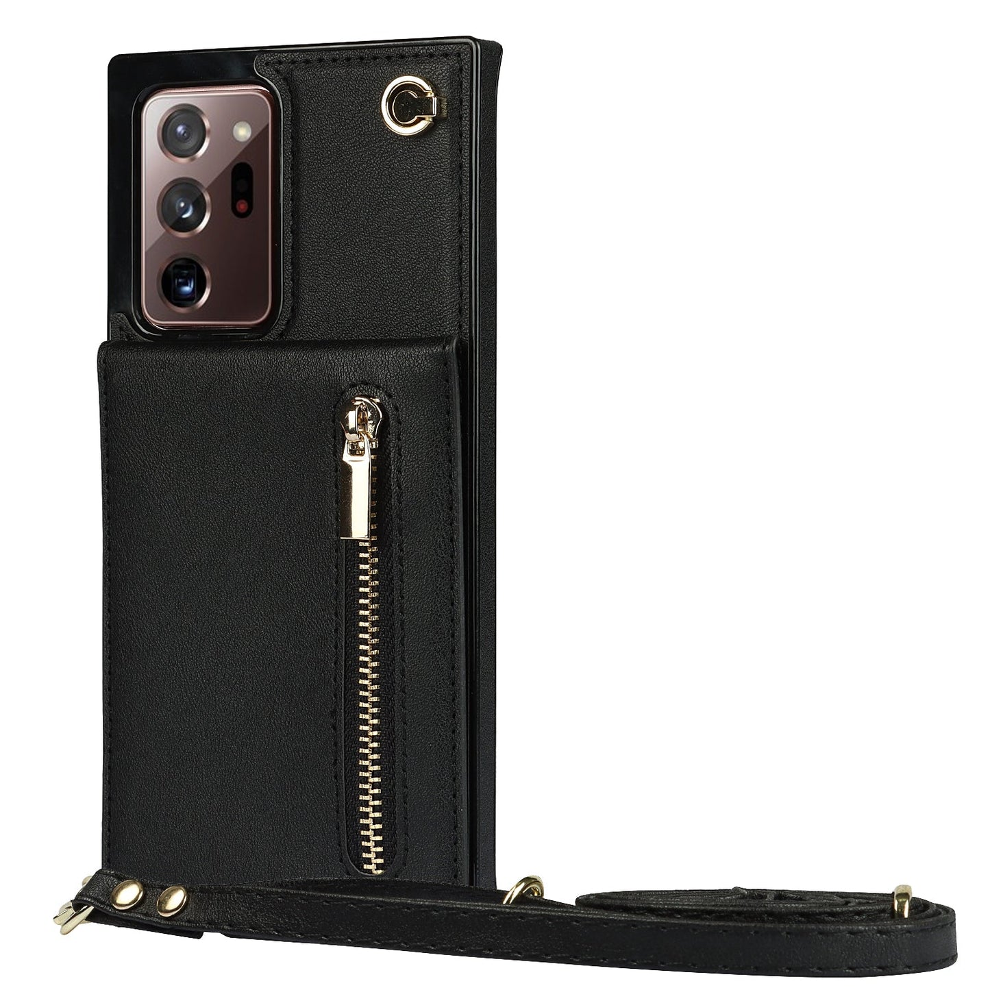 New Crossbody Zipper Wallet Phone Case For Samsung Note20 Ultra