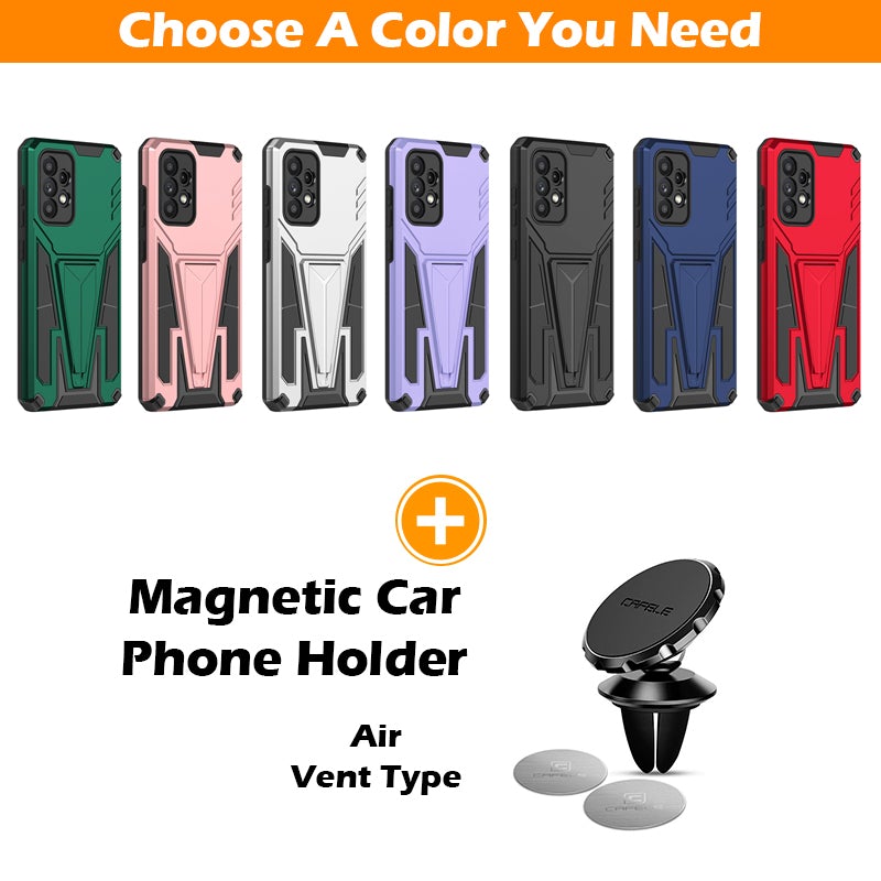 Neue außergewöhnliche Armor Bracket Magnethülle für Samsung A52 5G