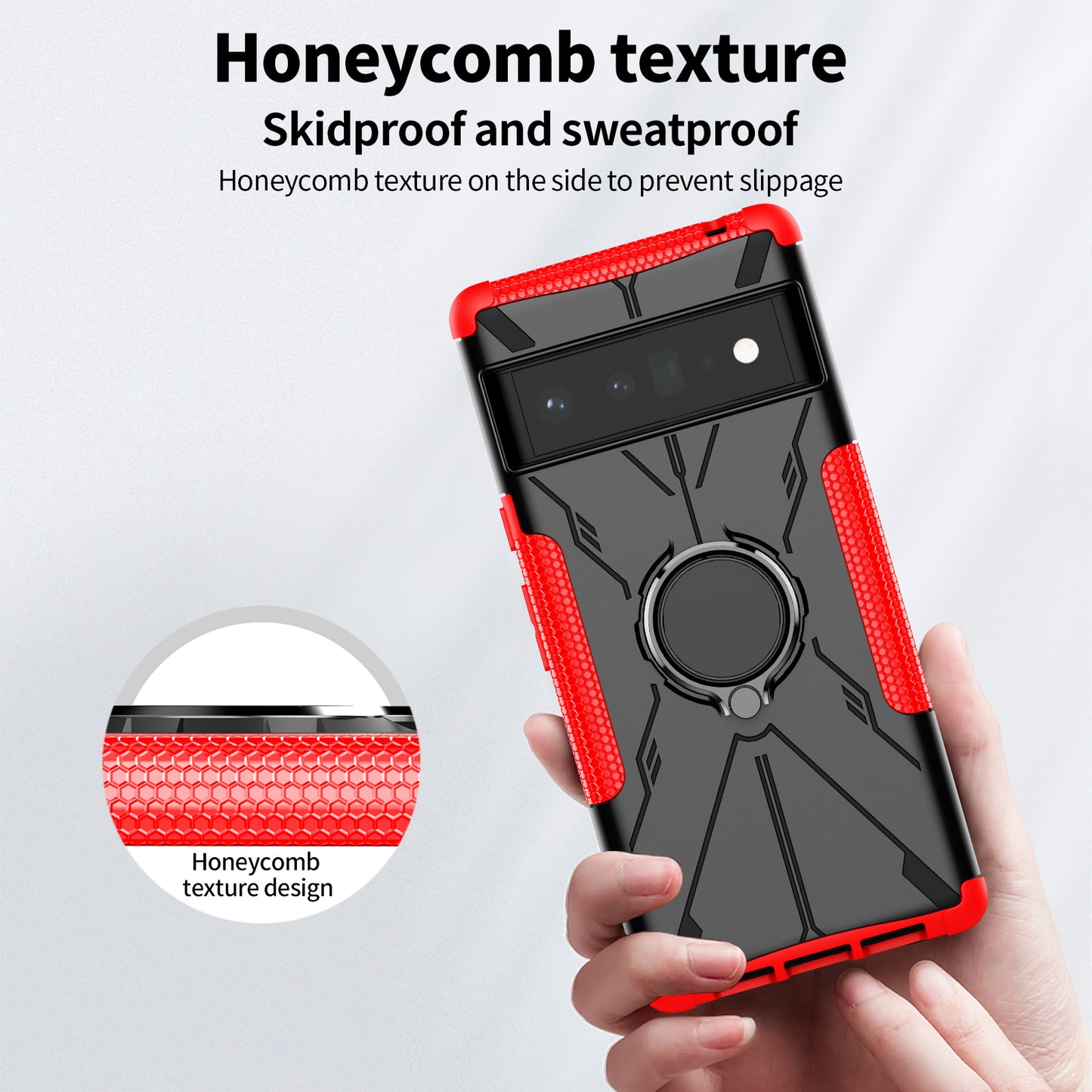 Robot 3 in 1 Heavy Duty Defender Case For Google Pixel 6 Pro