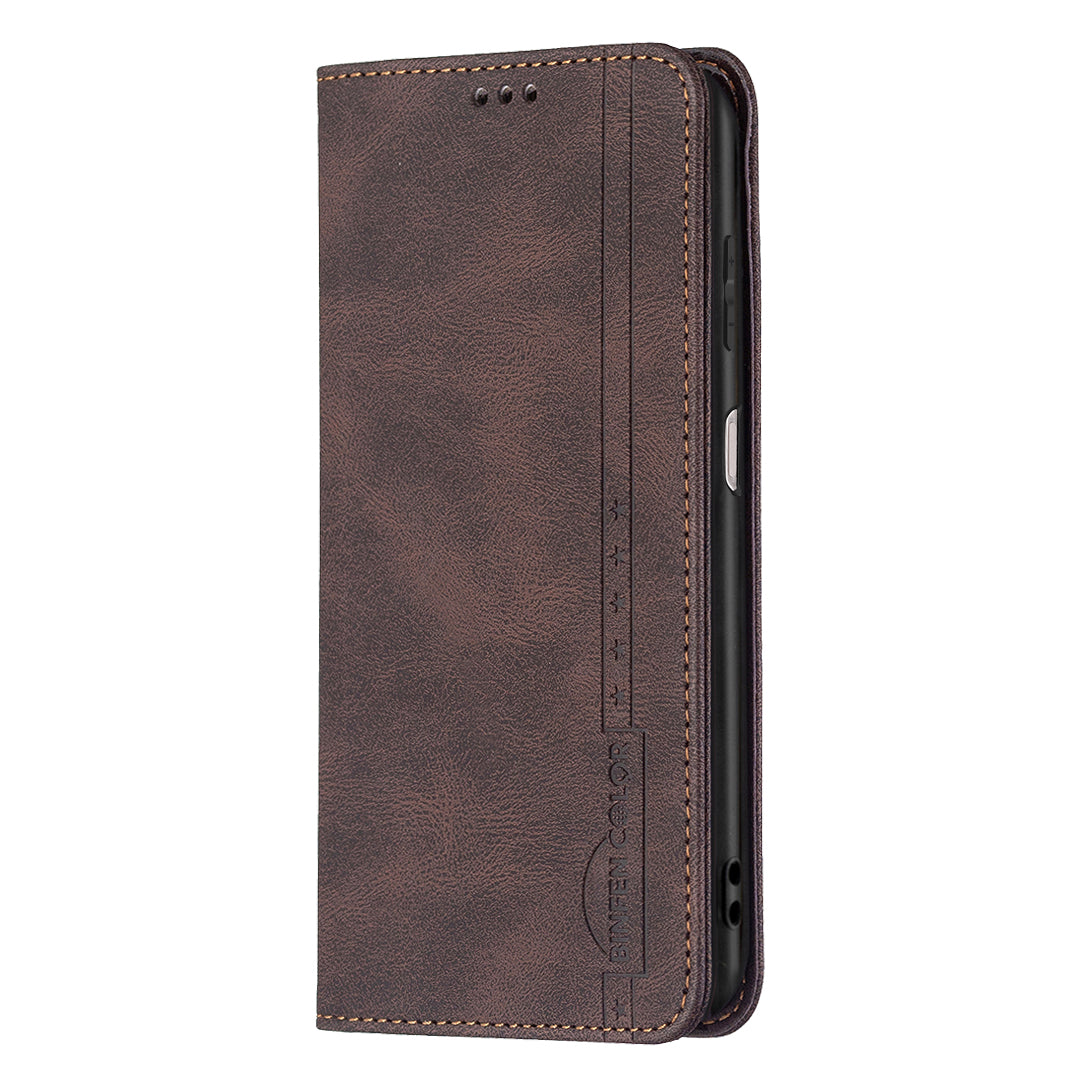 New RFID Magnetic Leather Wallet Flip Case For Samsung
