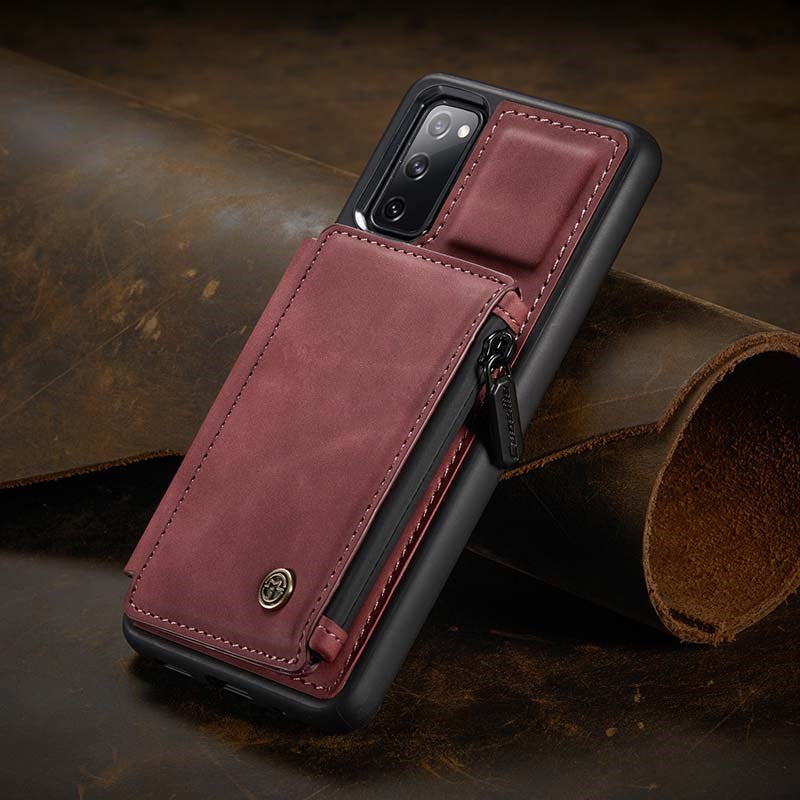 Neue Luxus-Multifunktions-Handyhülle mit Brieftasche für Samsung S20 FE
