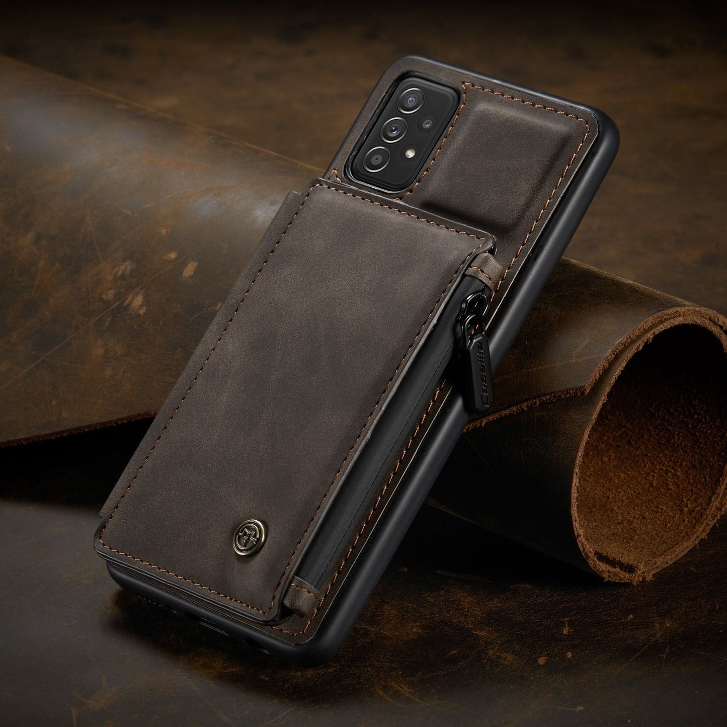 Luxuriöse Multifunktionale Brieftaschen-Handyhülle für Samsung A52 5G