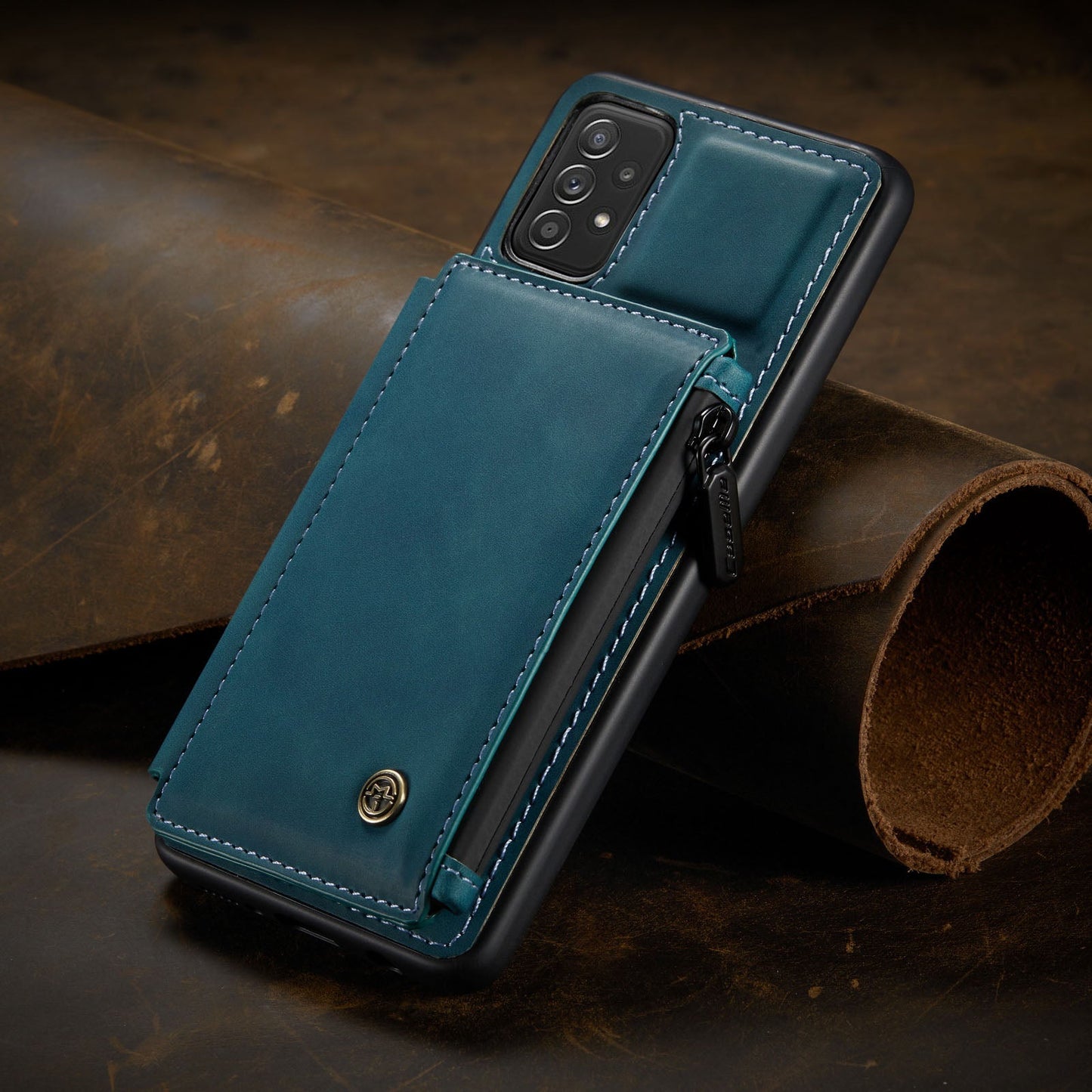 Luxuriöse Multifunktionale Brieftaschen-Handyhülle für Samsung A52 5G