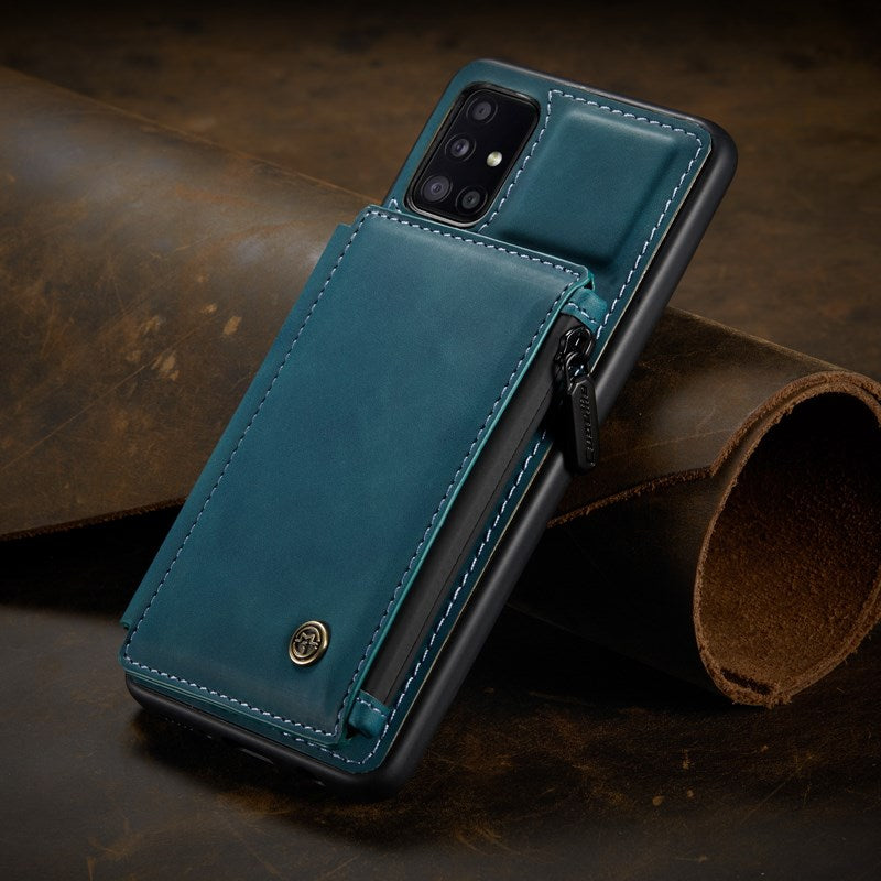 Neue luxuriöse multifunktionale Brieftaschen-Handyhülle für Samsung A51
