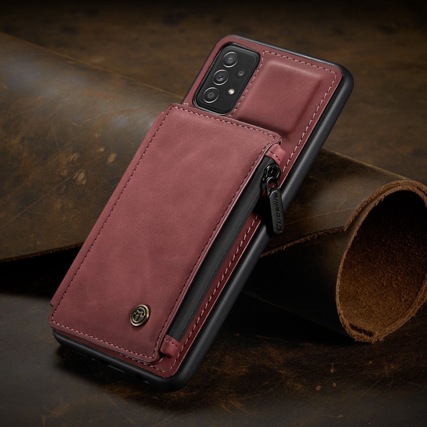 Luxuriöse Multifunktionale Brieftaschen-Handyhülle für Samsung A52 5G