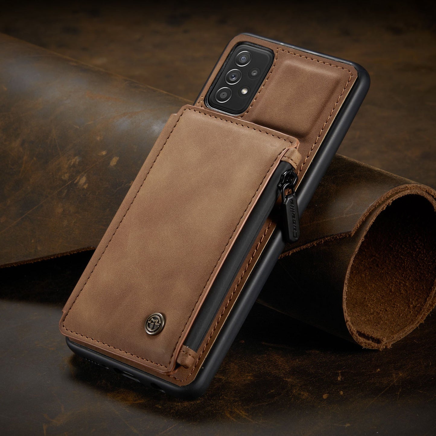 Luxuriöse Multifunktionale Brieftaschen-Handyhülle für Samsung A52 5G
