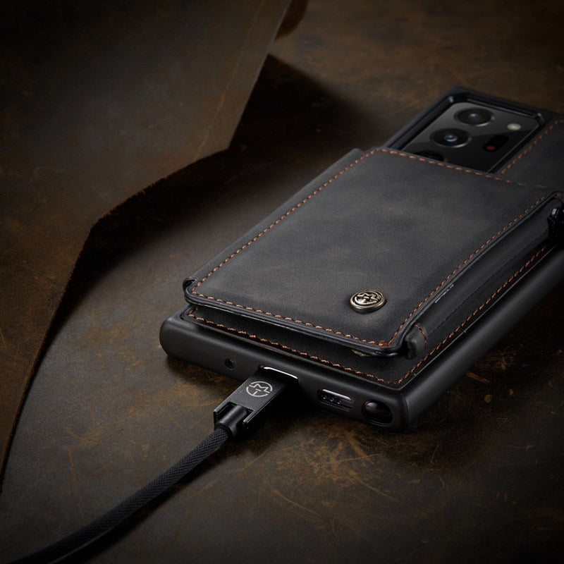 Neue multifunktionale Luxus-Handyhülle mit Brieftasche für Samsung Note20 Ultra