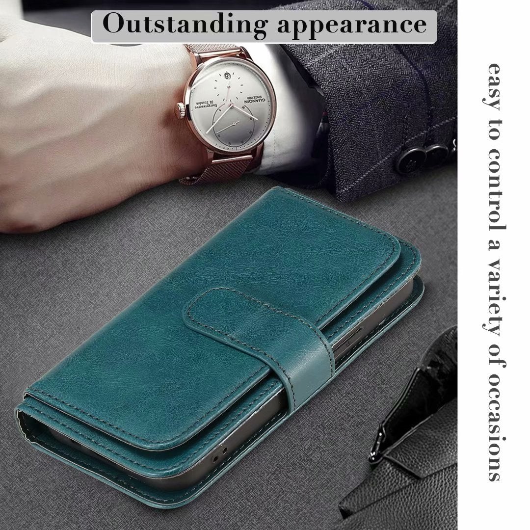 Multifunktionale Großraum-Brieftaschen-Handyhülle für das iPhone