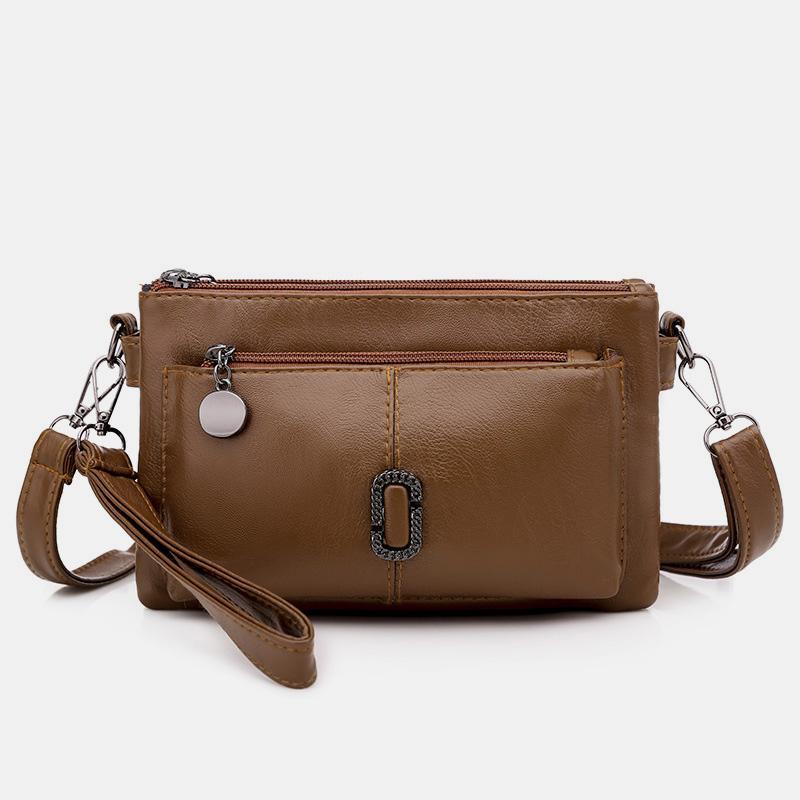 Sac de téléphone à grande capacité pour femmes, sac bandoulière