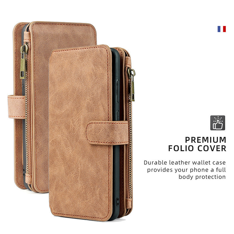 Multifunctional Magnetic Card Wallet Phone Case For Google Pixel