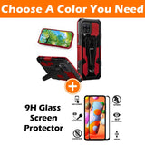 Phone Warrior Multi-function Bracket Belt Clip Case For Samsung A12