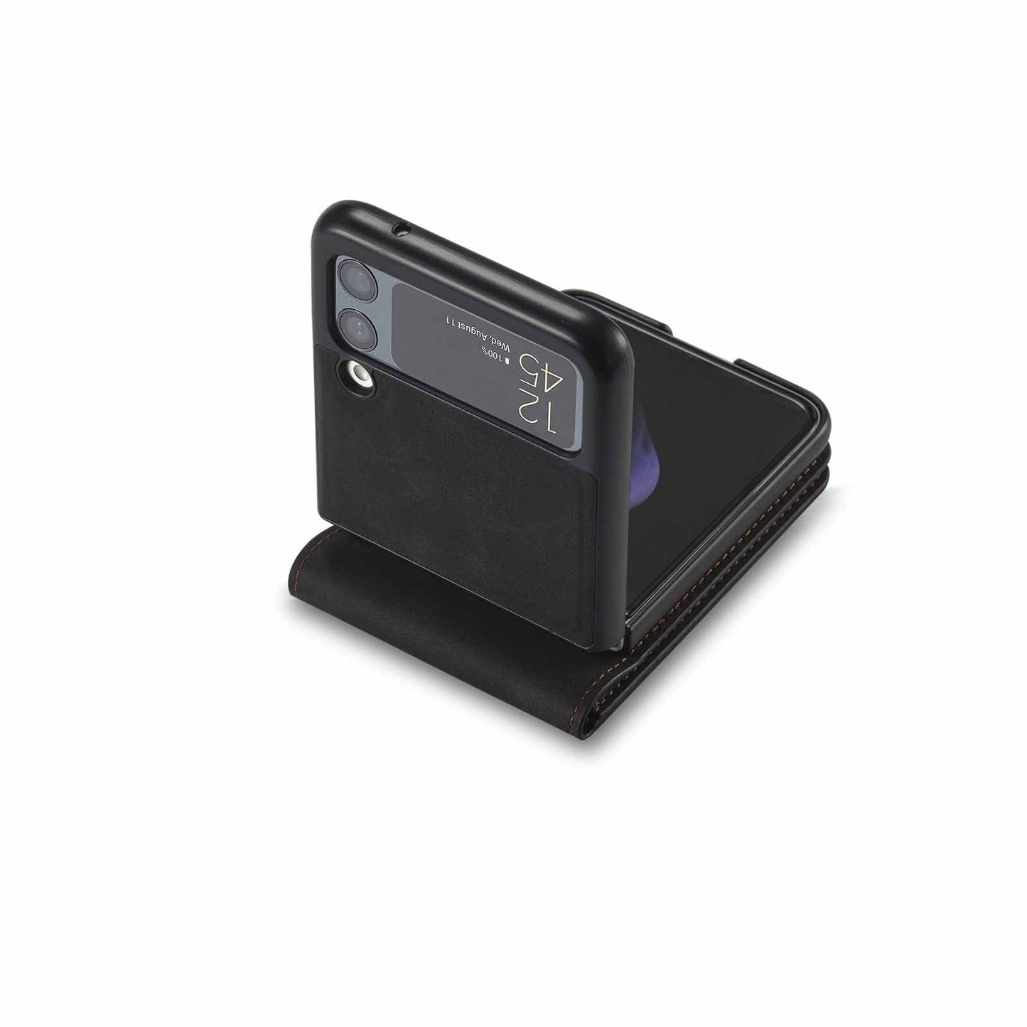 Luxury Leather Flip Wallet Case Cover For Samsung Galaxy Z Flip3 5G