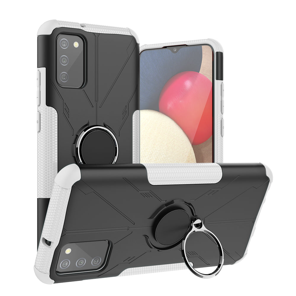 Robot 3 in 1 Heavy Duty Defender Case For Samsung A02S