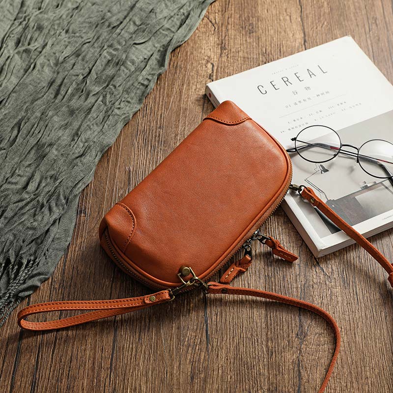 Sac bandoulière rétro spacieux à multiples poches pour femme