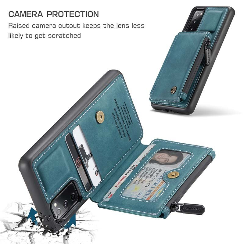 Neue Luxus-Multifunktions-Handyhülle mit Brieftasche für Samsung S20 FE