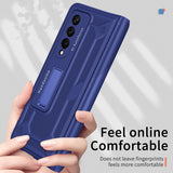 Luxury Hinge Kickstand Magnetic Metal Bracket Case For Samsung Galaxy Z Fold3 5G