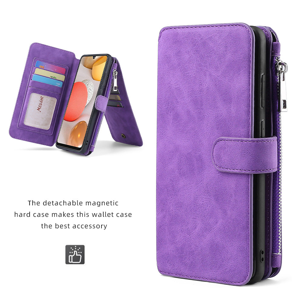Multifunktionale magnetische Karten-Brieftaschen-Handyhülle für Samsung A42 5G