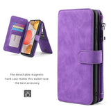 Multifunctional Magnetic Card Wallet Phone Case For Samsung A42 5G