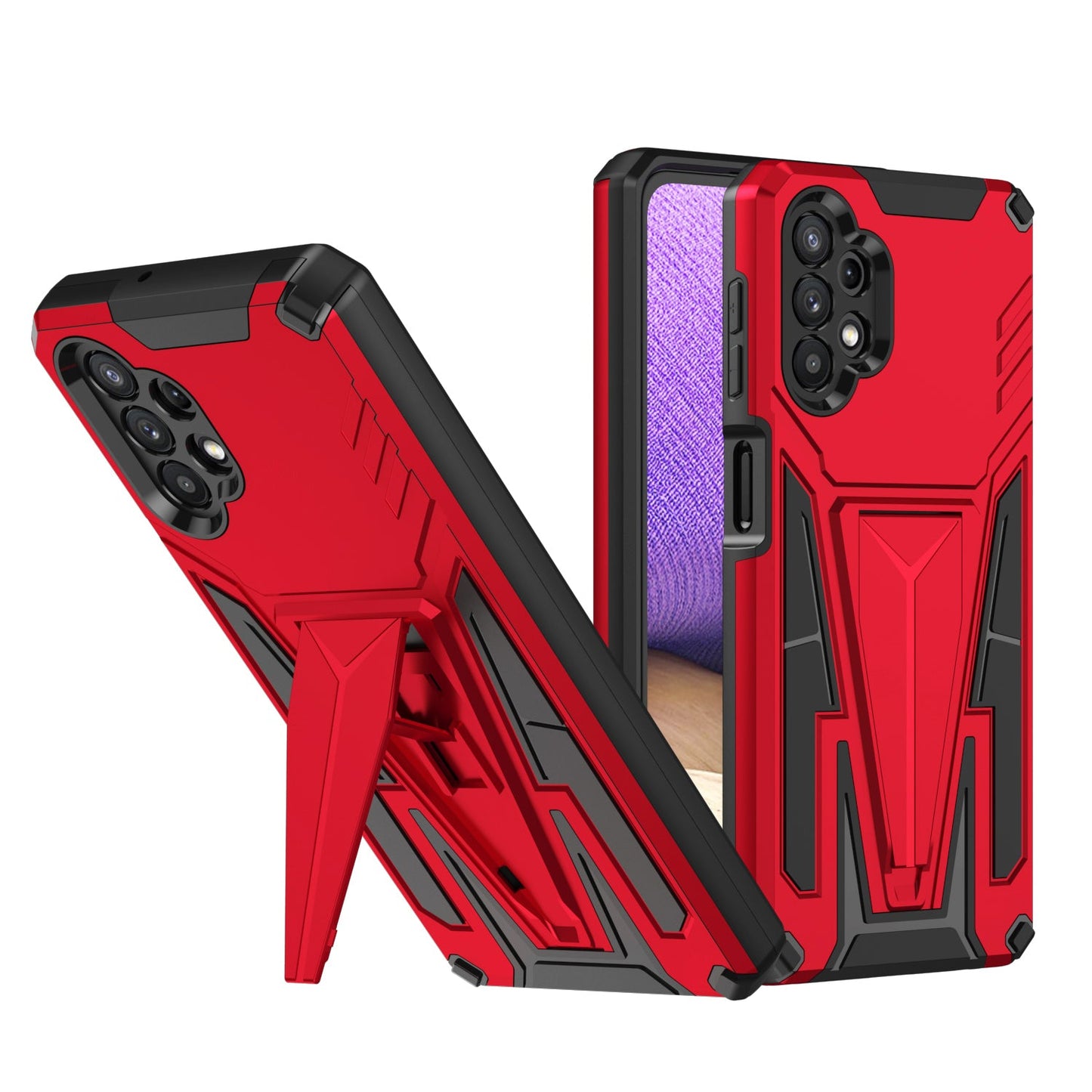 New Extraordinary Armor Bracket Magnetic Phone Case For Samsung A32 5G