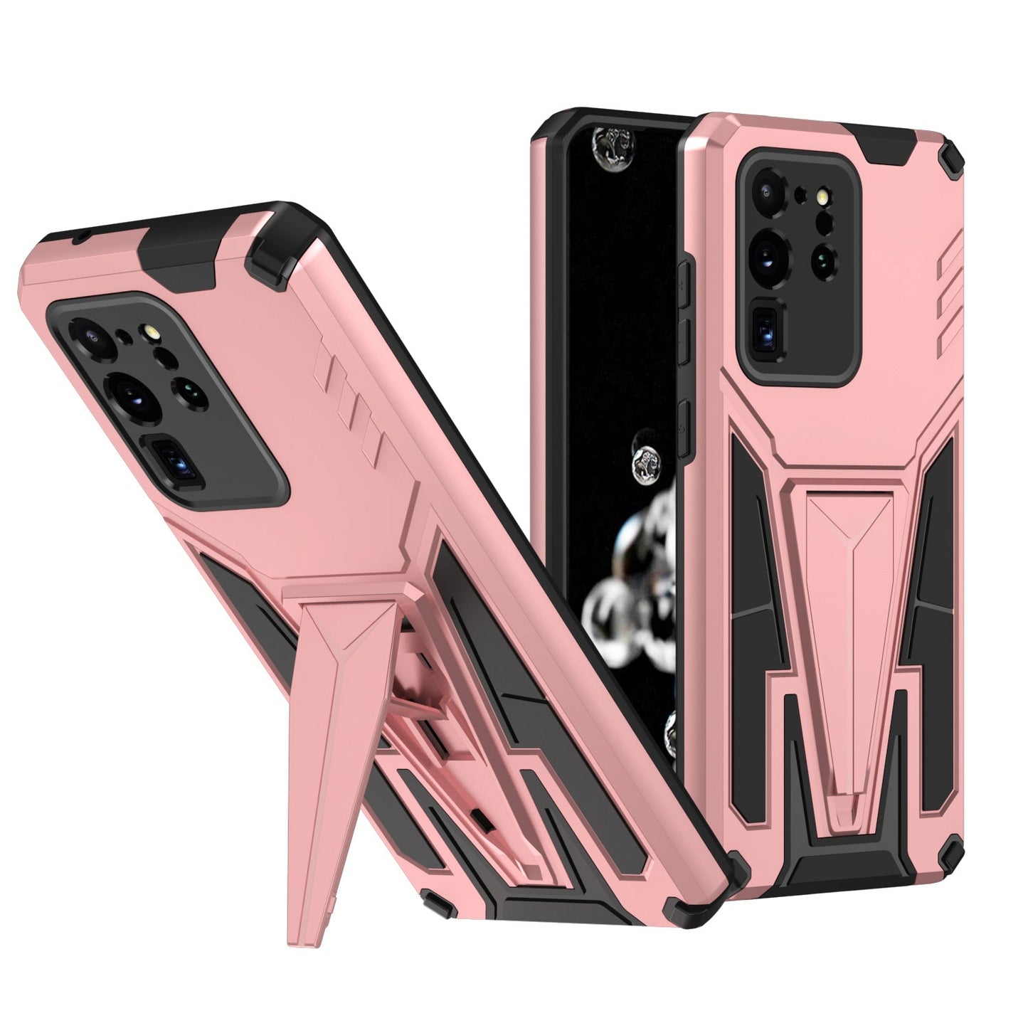 Nouvelle coque de téléphone magnétique avec support blindé extraordinaire pour Samsung S20 Ultra