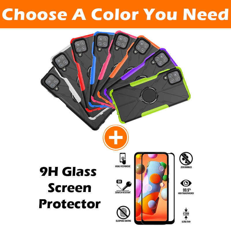 Coque Defender 3 en 1 haute résistance Robot pour Samsung A12