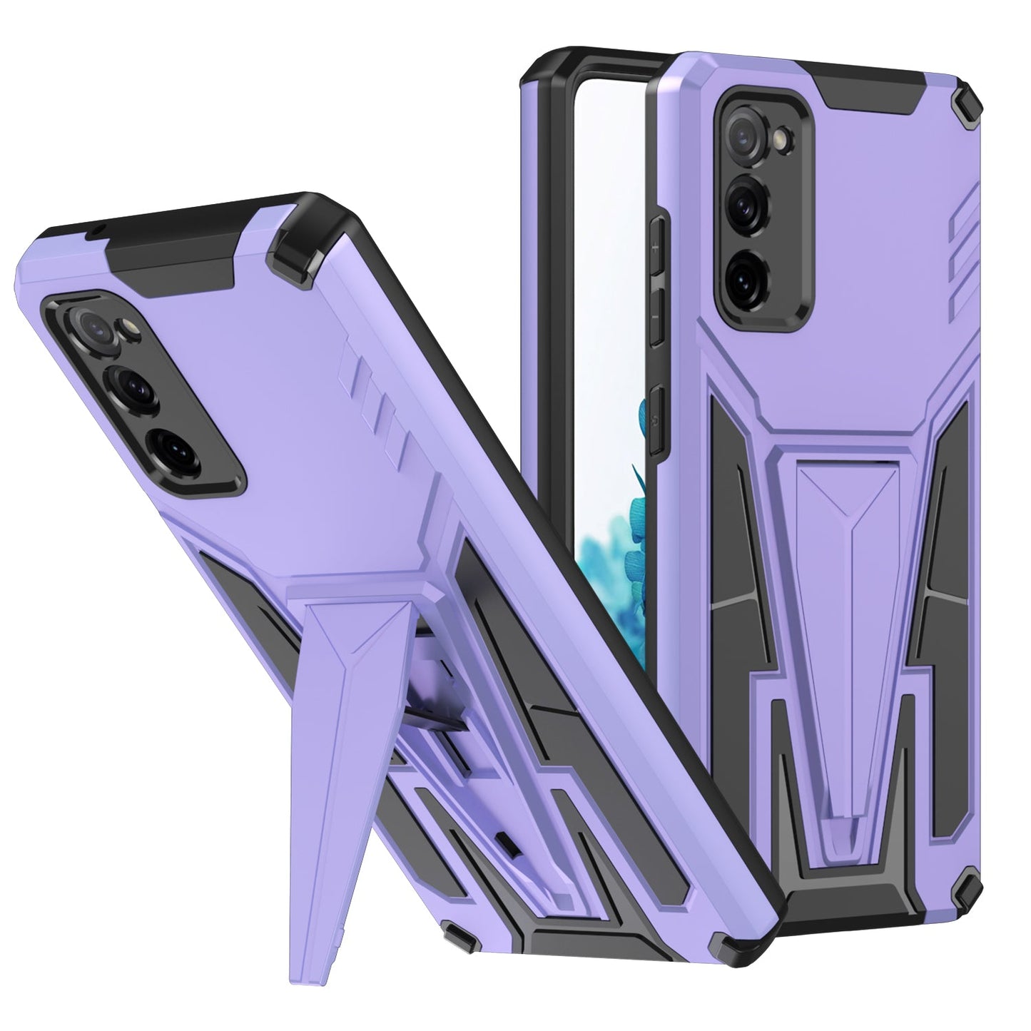 Neue außergewöhnliche Armor Bracket Magnet-Handyhülle für Samsung S20FE 4G/5G