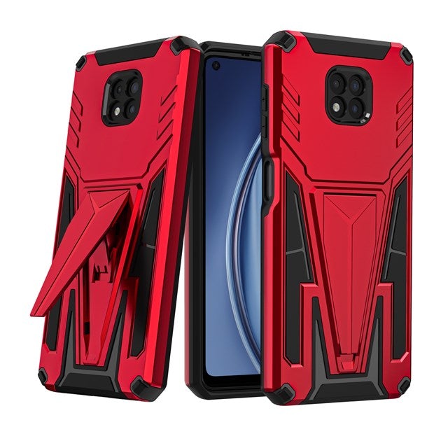 Neue außergewöhnliche magnetische Rüstungshülle mit Halterung für Moto G Power 2021