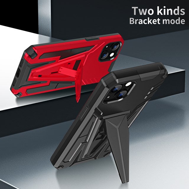 New Extraordinary Armor Bracket Magnetic Phone Case For iPhone 13