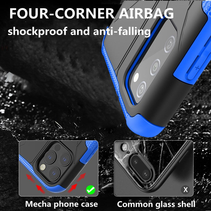 Robot 3 in 1 Heavy Duty Defender Case For Samsung A02S