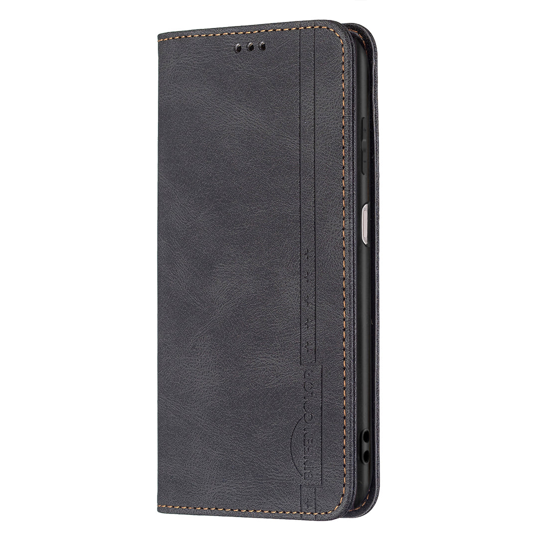 New RFID Magnetic Leather Wallet Flip Case For Samsung