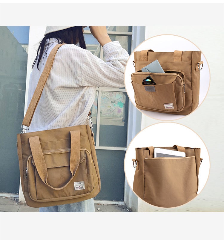 Damen-Schultertasche, leicht, mit großem Fassungsvermögen